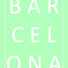 Tuinposter Barcelona groen